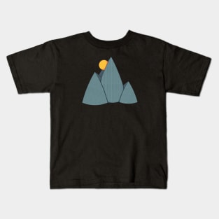 Overlapping Mountains Kids T-Shirt